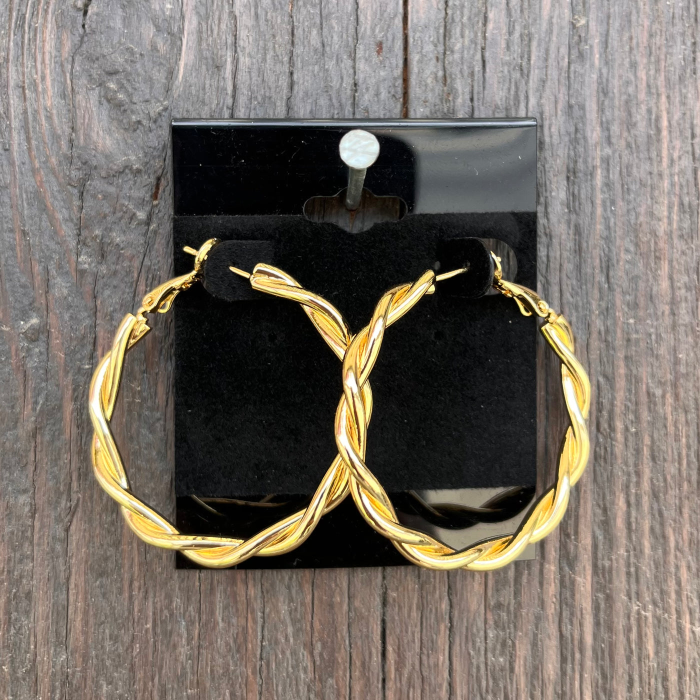 Twisted Hoop Earring