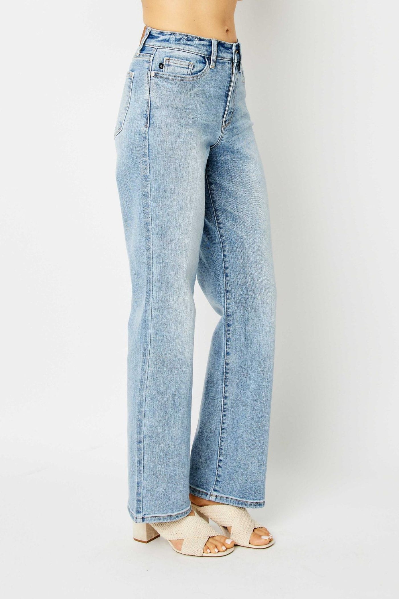 High Rise Straight Leg Jeans