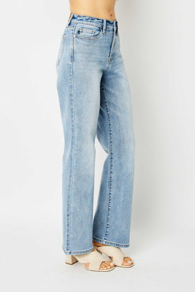 High Rise Straight Leg Jeans