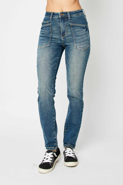 High Rise Relaxed Skinny Jean