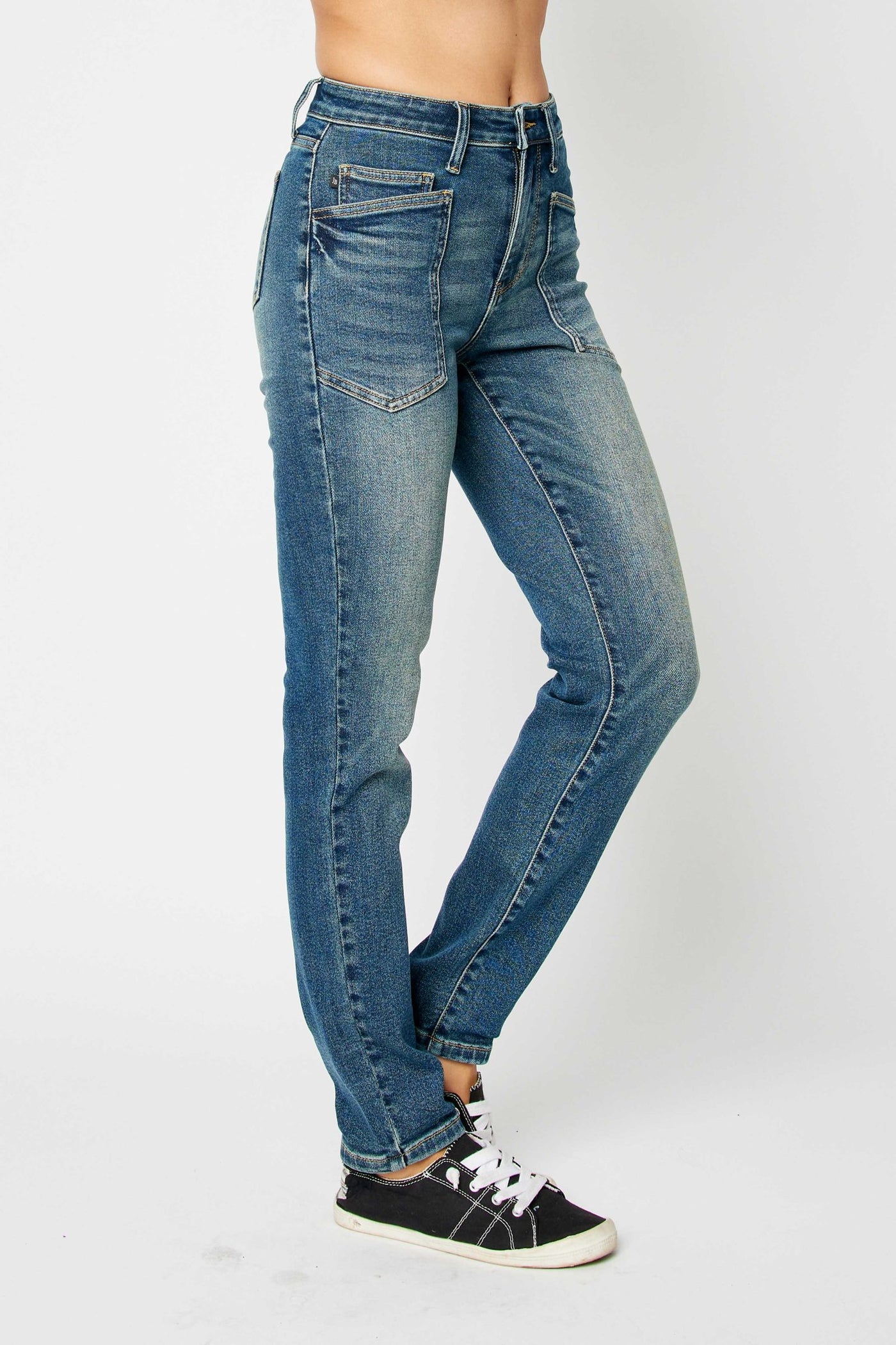 High Rise Relaxed Skinny Jean