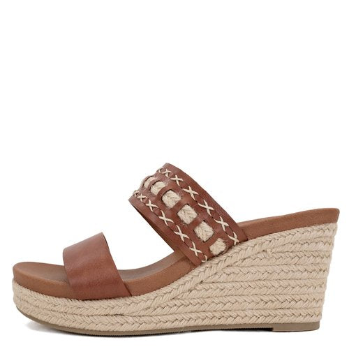 Double Strap Wedge Sandal