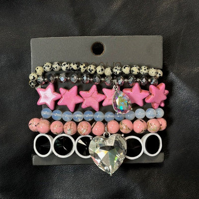 Chunky Charm Bracelet Set