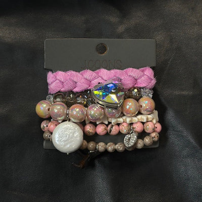 Chunky Charm Bracelet Set