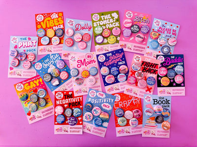 Mini Buttons 5 Pack