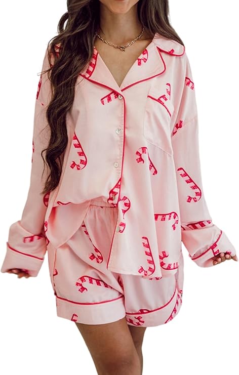 Candy Cane Pajama Set