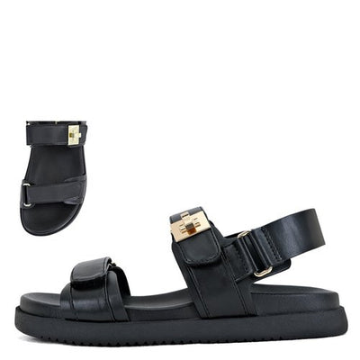 Double Strap Hardware Sandal