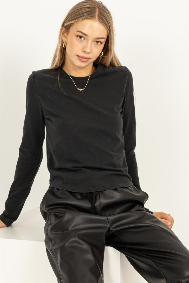 Fitted Long Sleeve Top