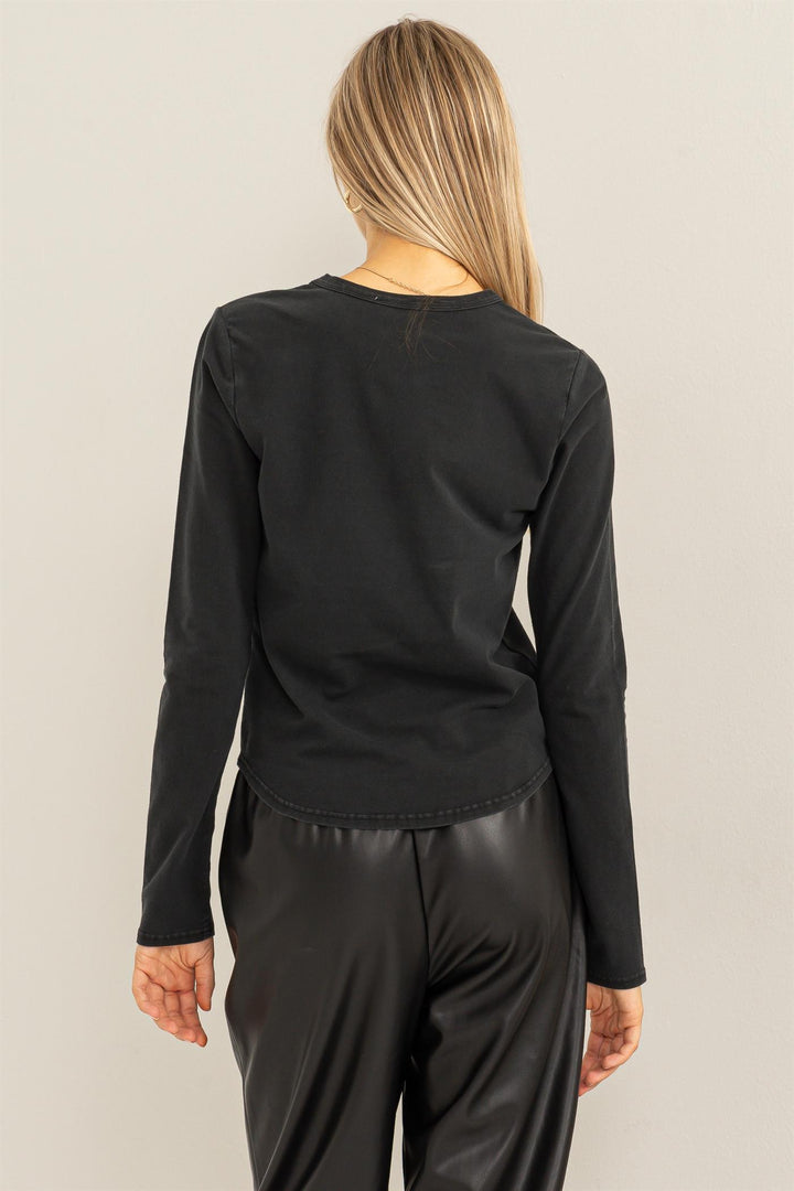 Fitted Long Sleeve Top