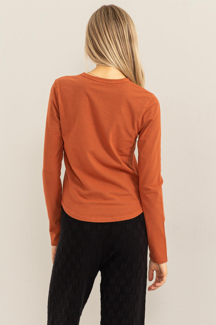 Fitted Long Sleeve Top