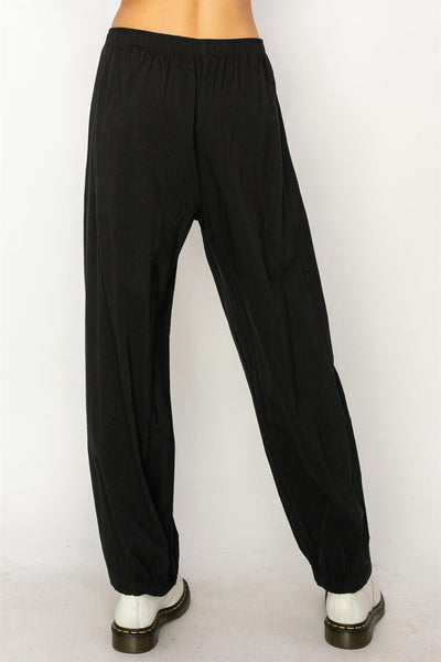 Mid Rise Wide Leg Pant