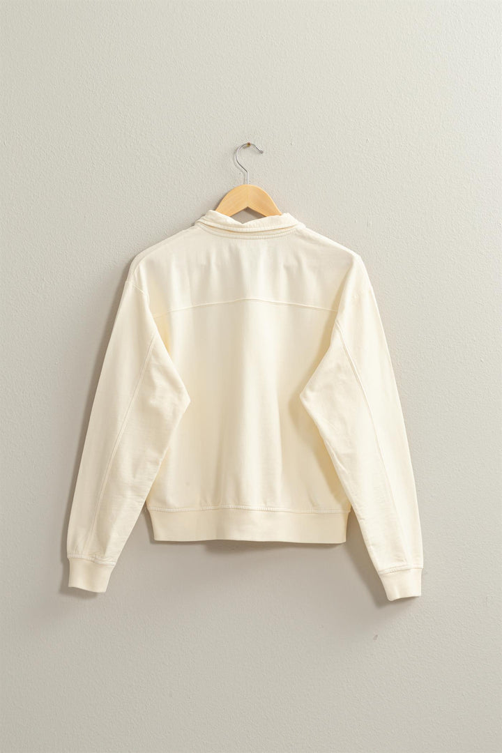 Half Zip Sweatshirt