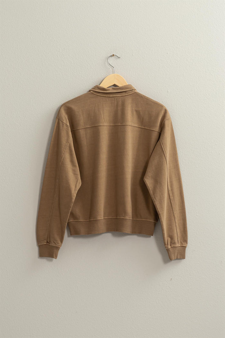 Half Zip Sweatshirt