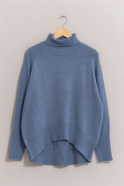 Turtle Neck Long Sleeve Sweater