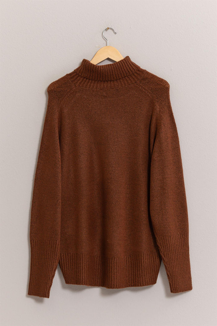 Turtle Neck Long Sleeve Sweater