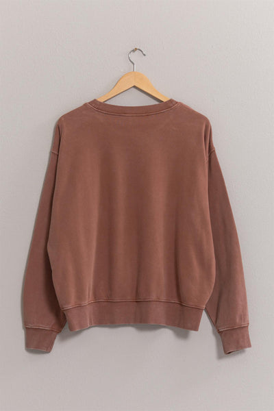 Drop Shoulder Crewneck Sweatshirt