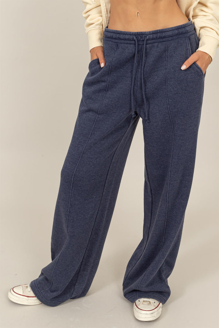 High Waist Drawstring Pants