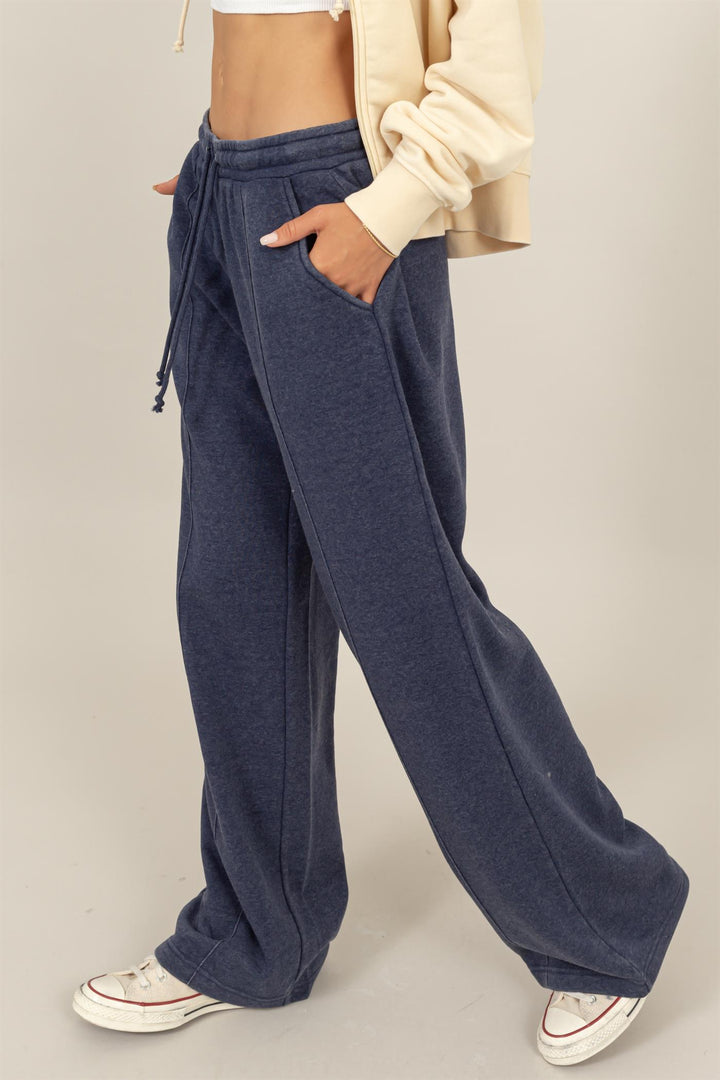 High Waist Drawstring Pants