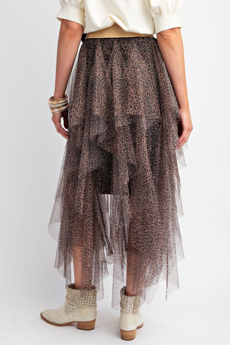 Leopard Tulle Ballerina Skirt