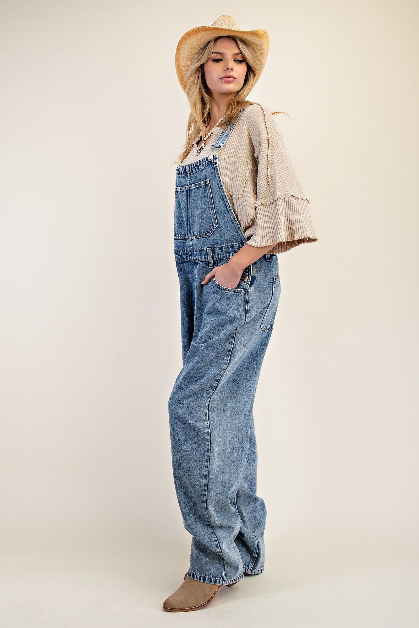 Denim Overalls