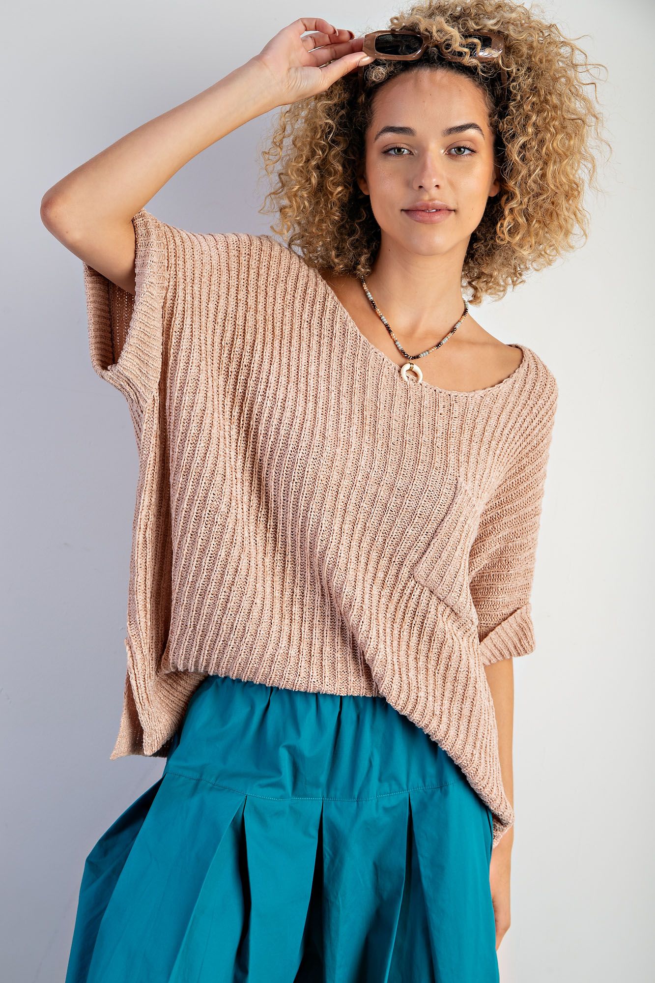 Boxy Knitted Sweater