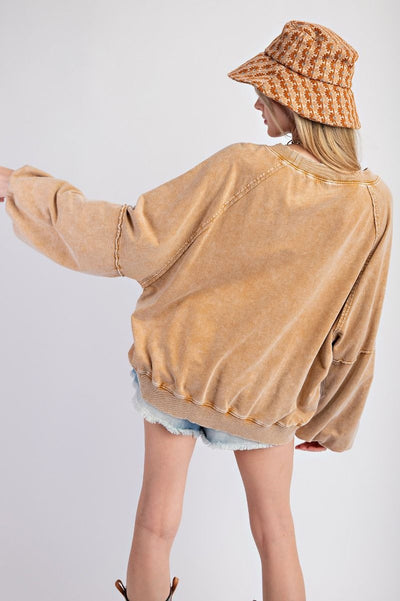 Mineral Wash Pullover