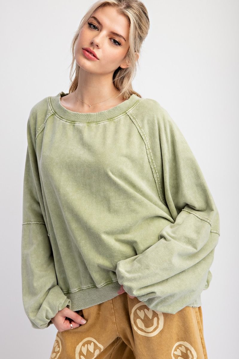 Mineral Wash Pullover