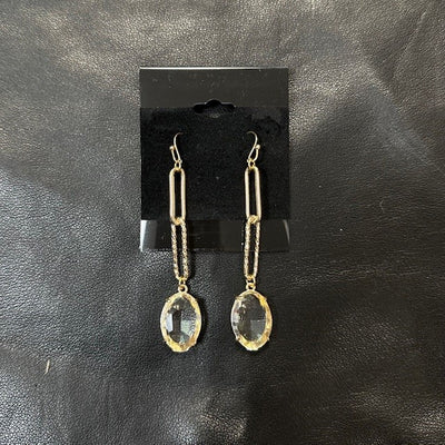 Link Stone Dangle Earring