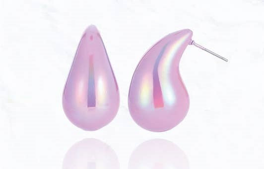 Iridescent Teardrop Earring