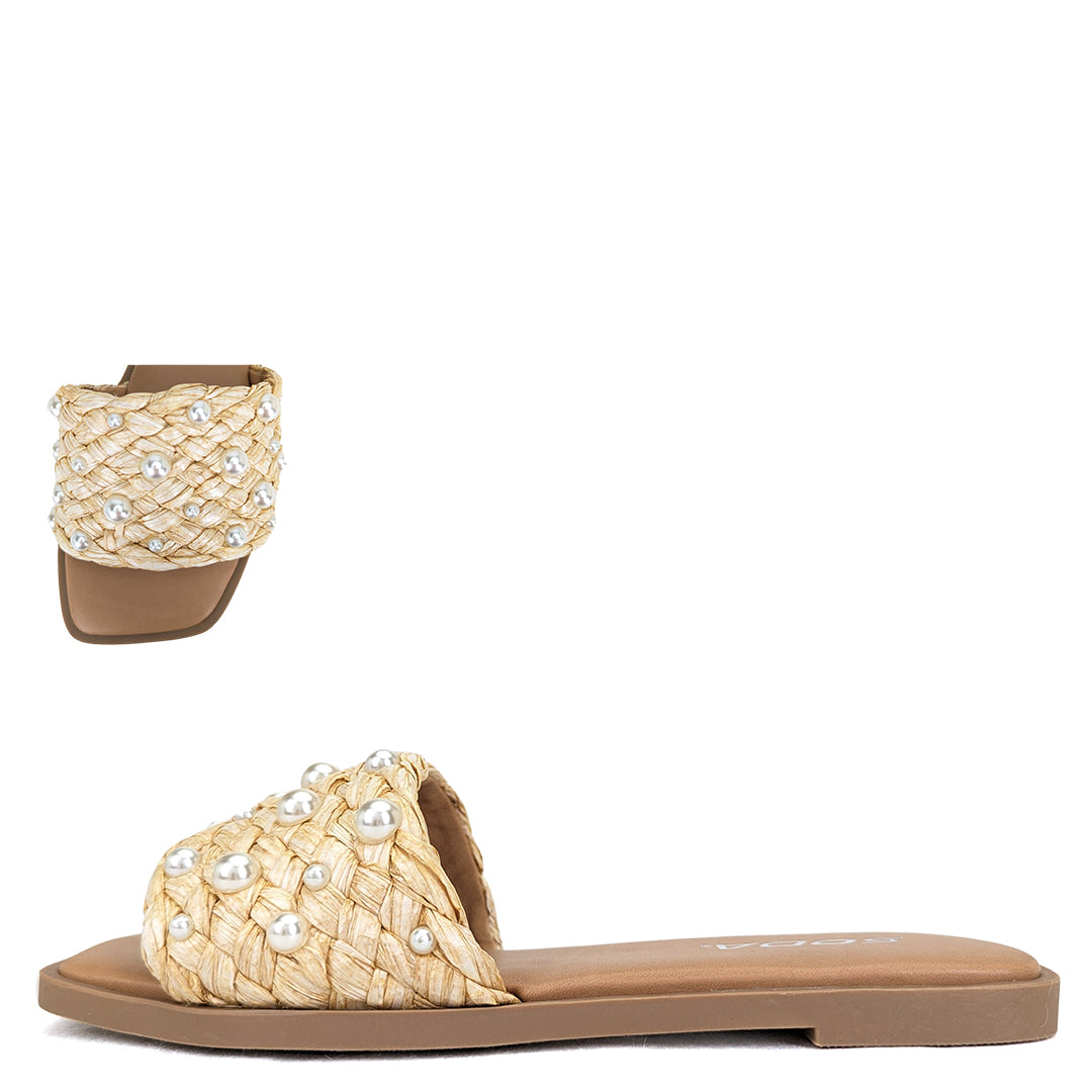 Woven Pearl Sandal