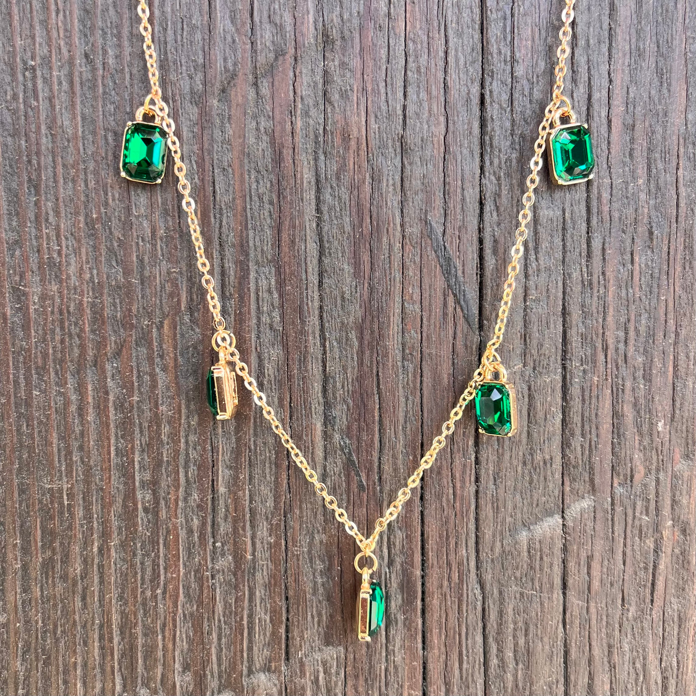 Cushion Stone Necklace