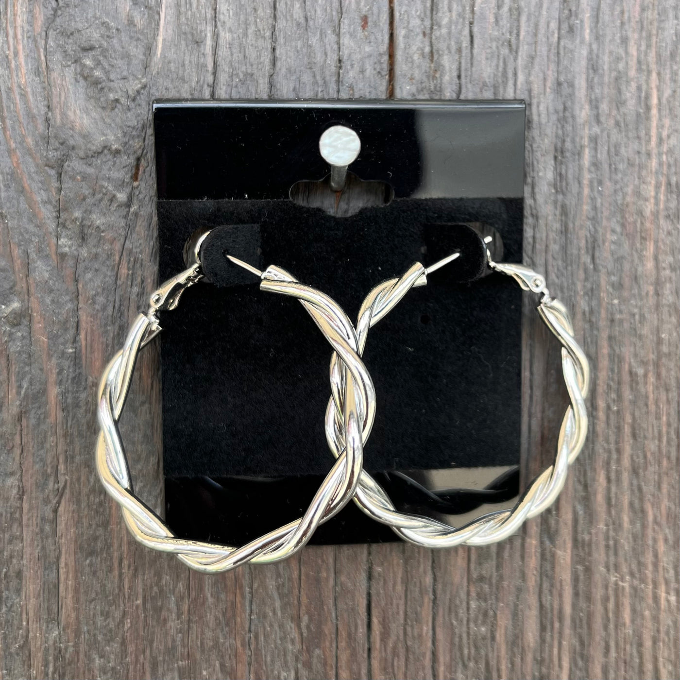 Twisted Hoop Earring