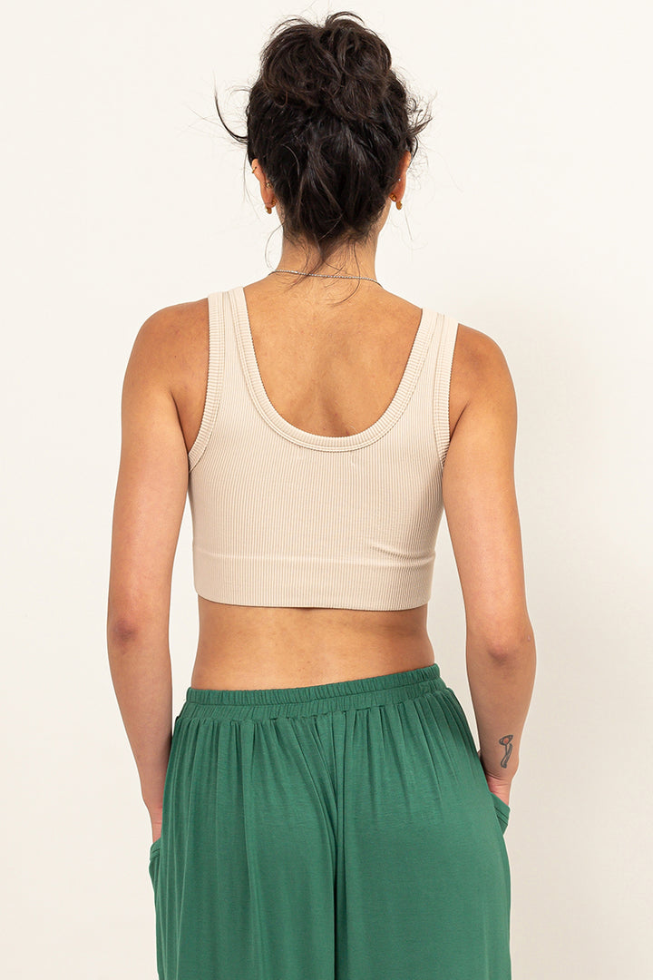 Ribbed Seamless Crop Top