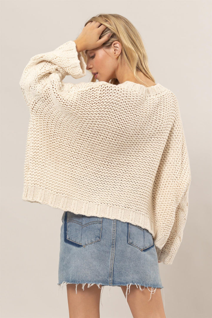 Cable Knit Oversized Sweater