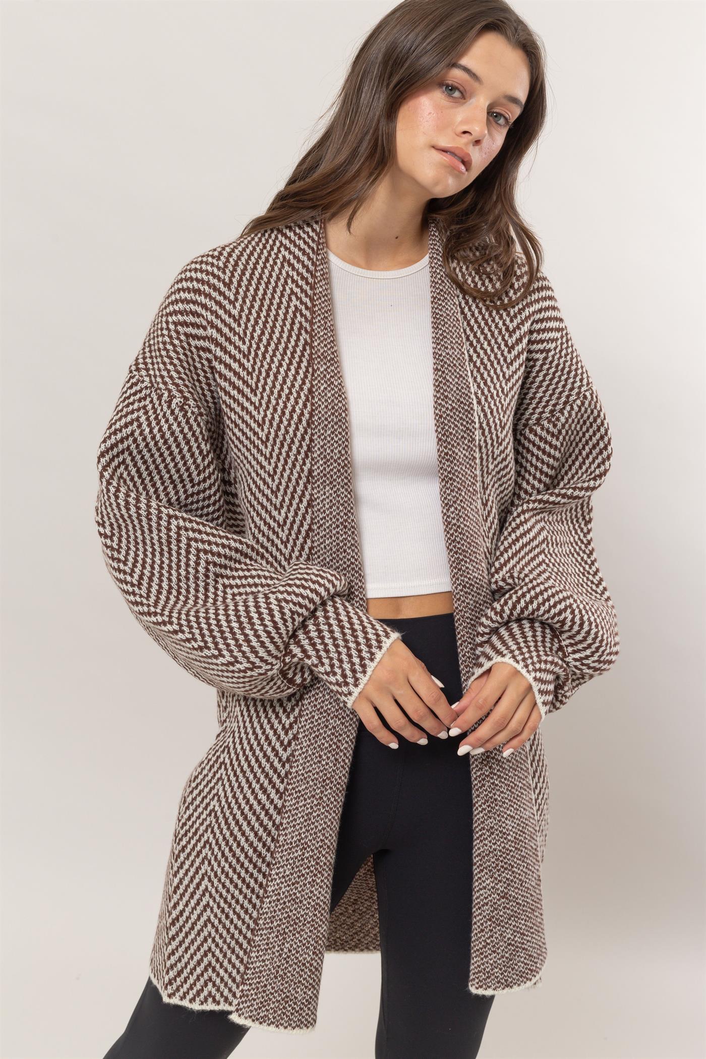 Herringbone Cardigan