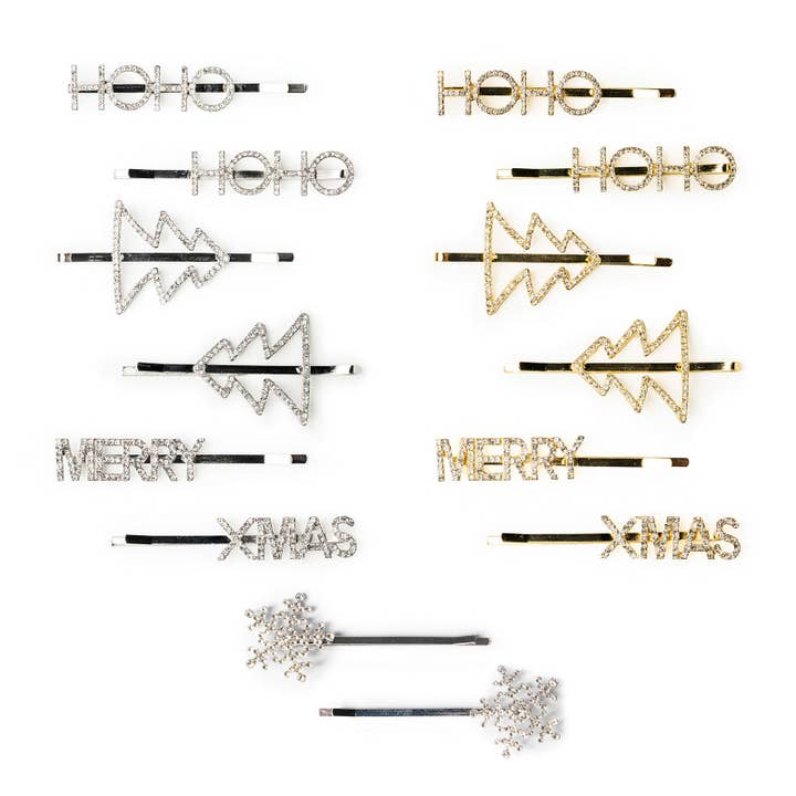 Holiday Bling Hair Clip Set