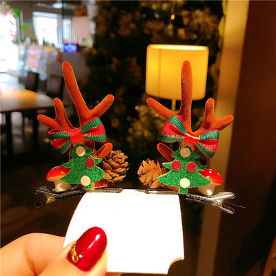 Reindeer Hairpin Clips