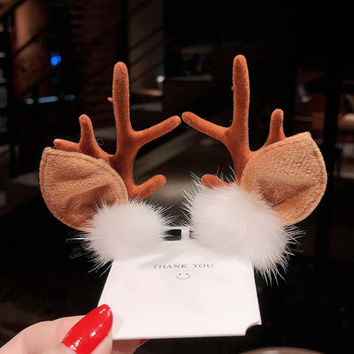 Reindeer Hairpin Clips