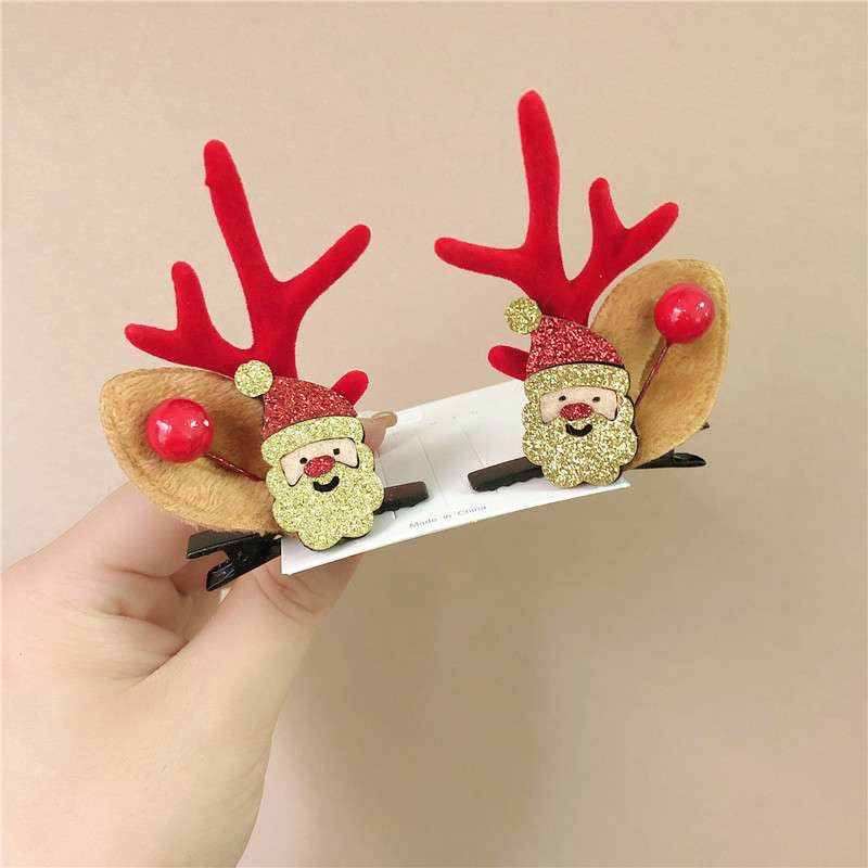 Reindeer Hairpin Clips