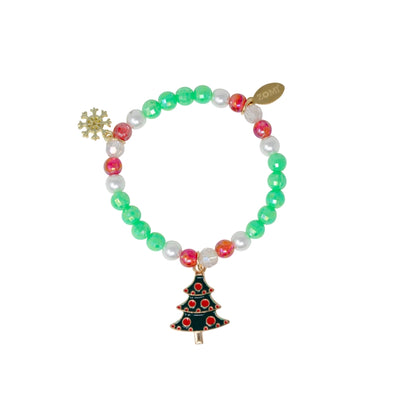 Christmas Beaded Bracelet