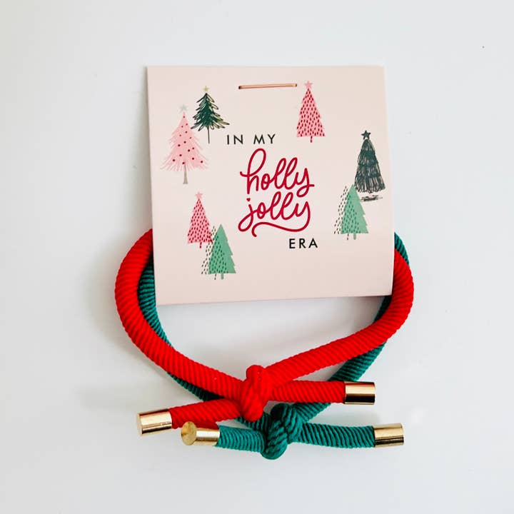 Holly Jolly Christmas Hair Ties