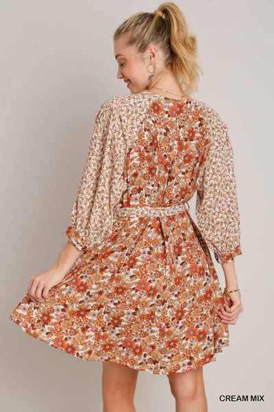 Floral Puff Sleeve Dress