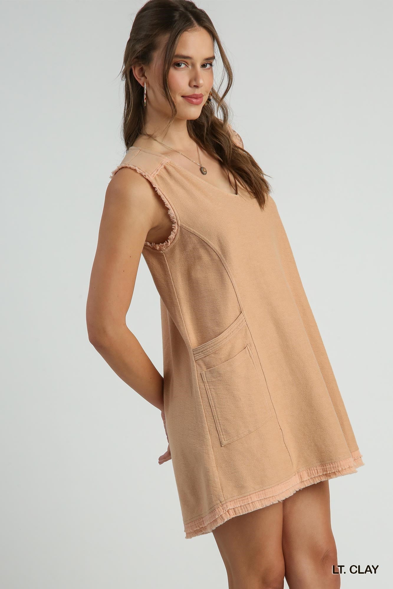 French Terry Sleeveless Dress