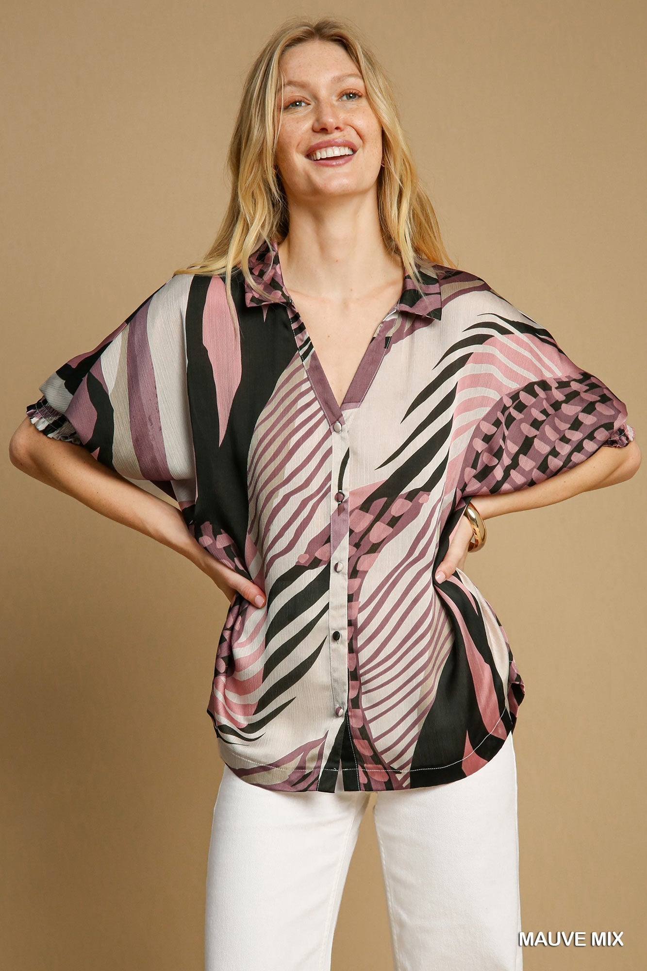 Abstract Print Top