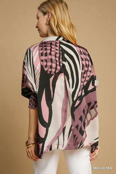 Abstract Print Top