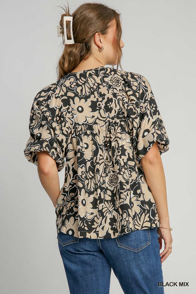 Floral Print Top