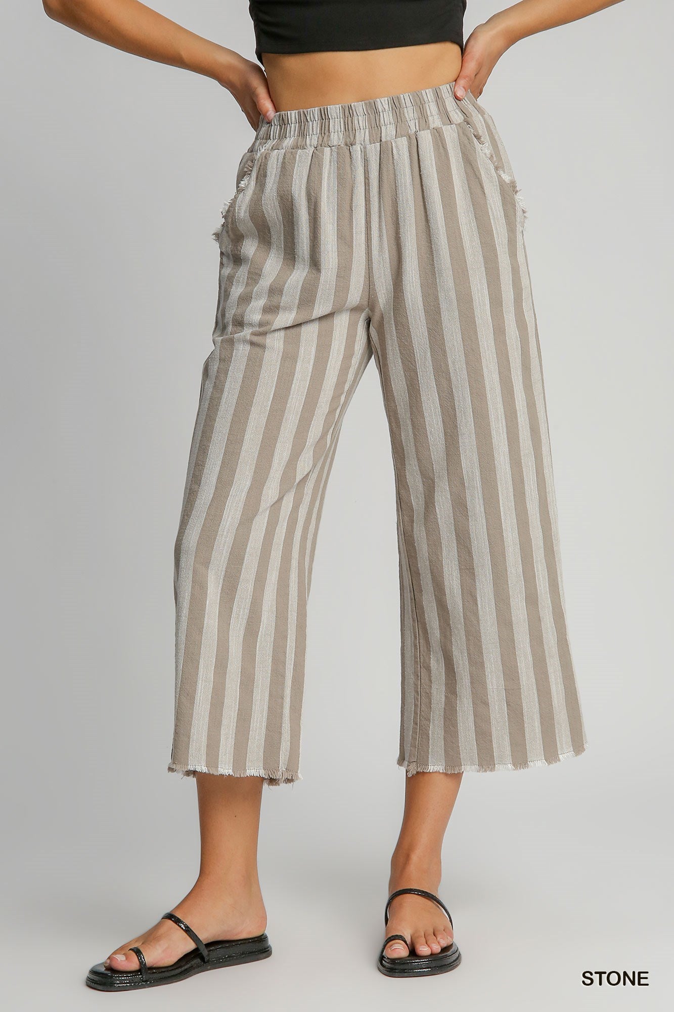 Linen Striped Pants