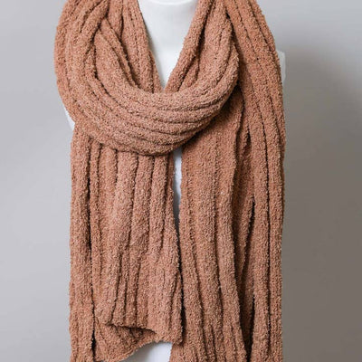 Ultra Soft Boucle Knit Scarf