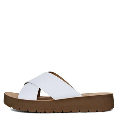 Crossover Flatform Sandal