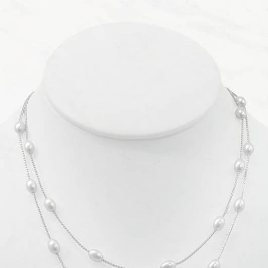 Layered Pearl Necklace